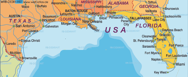 Gulf Coast Lightning Rods Service Area